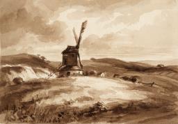 Landscape with Windmill