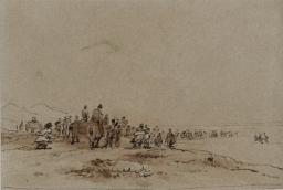 Sketch for ‘Crossing Lancaster Sands’