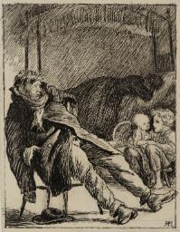 The Drunken Cabman for ‘At the Back of the North Wind’