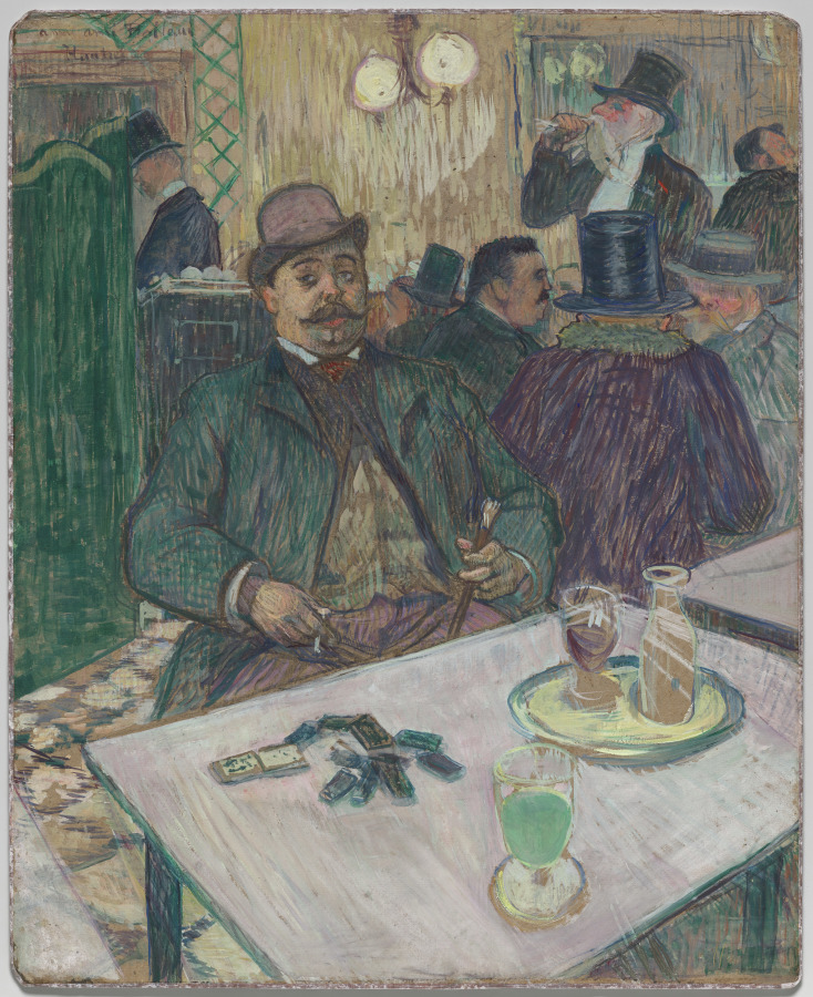 Monsieur Boileau at the Café