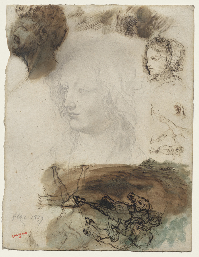 Sheet of Studies and Sketches