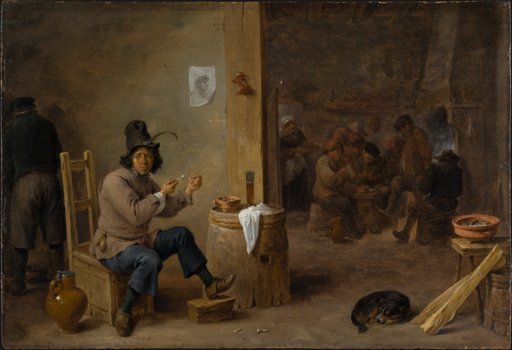 Der Raucher im Bauernwirtshaus
