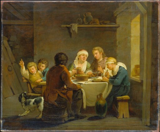 Familie bei der Mahlzeit