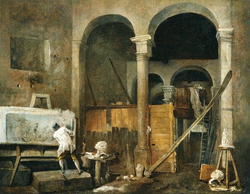 Das Atelier des Künstlers