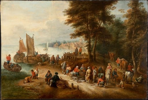 Fischmarkt am Ufer
