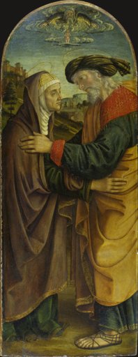 Begegnung von Joachim und Anna an der Goldenen Pforte