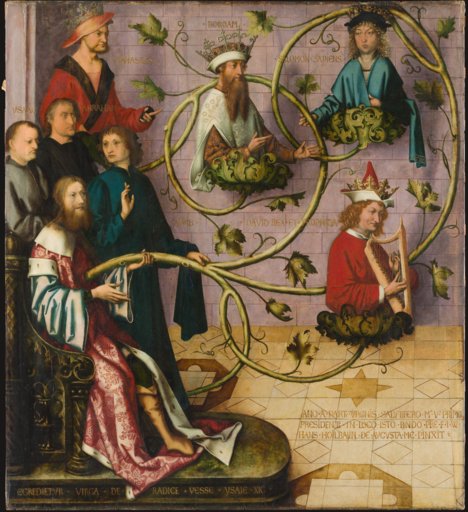 Stammbaum Christi (unterer Teil)