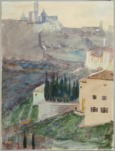 Blick auf Siena