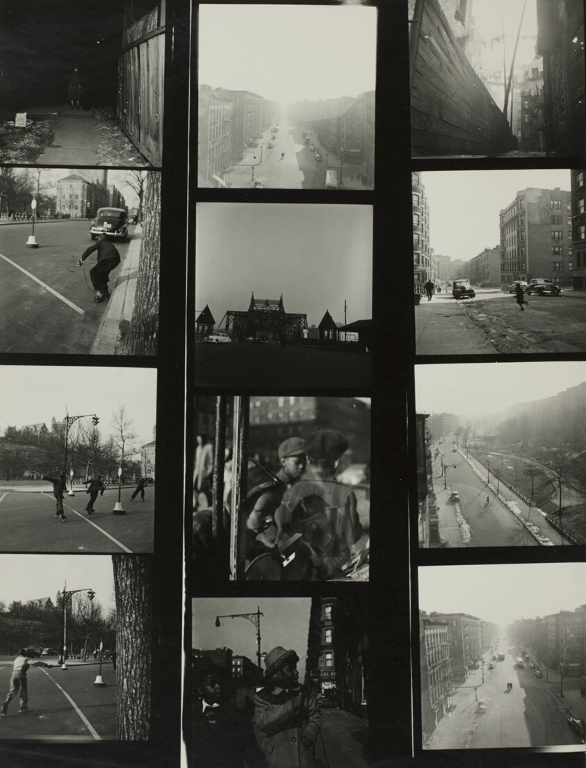 Contact Sheet, from the series "Harlem is Nowhere"