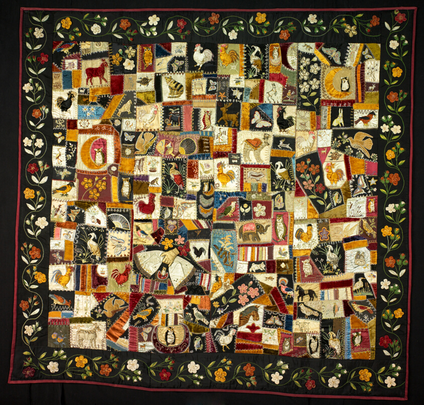 'Crazy Quilt' with Animals