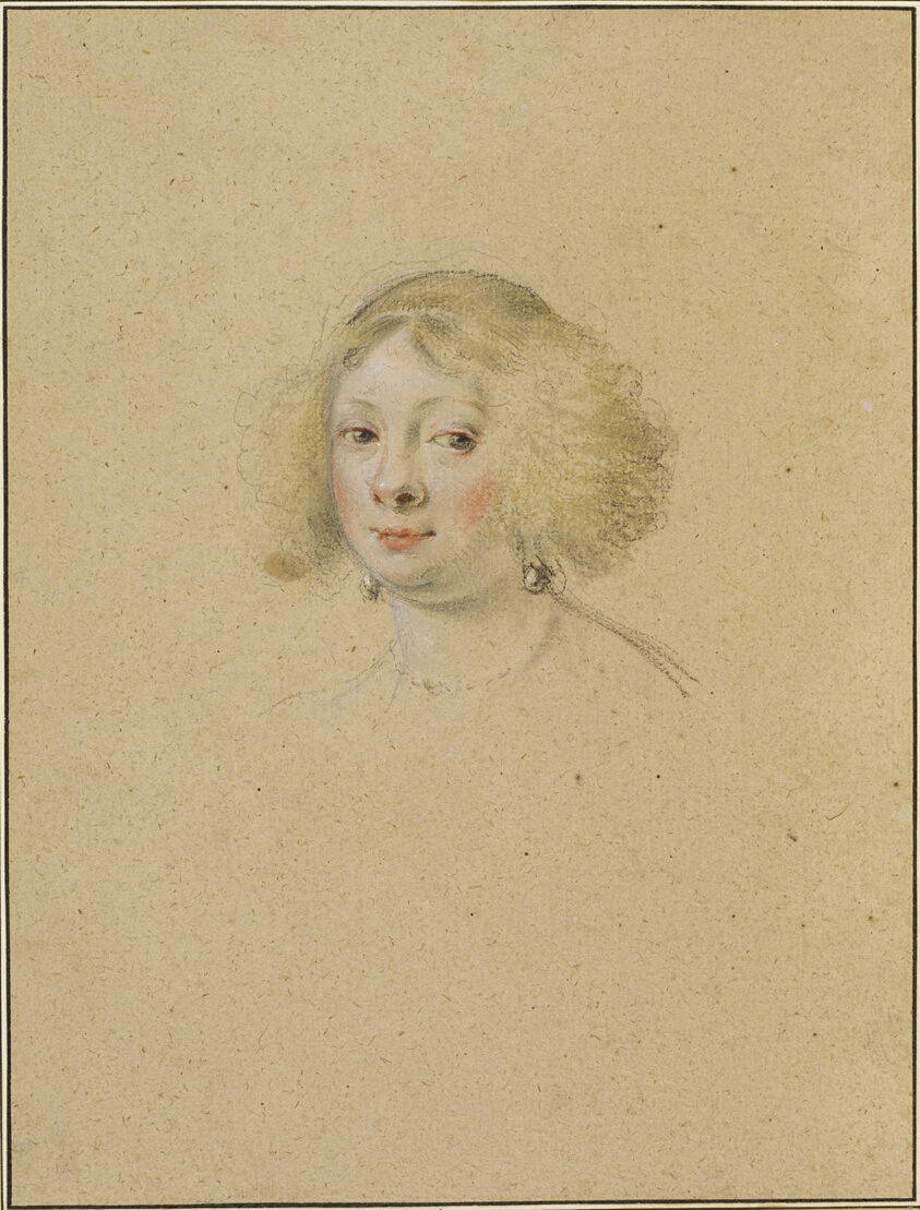 Portrait of a Young Woman with Pearl Earrings