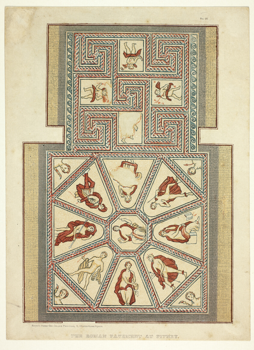 The Mosaic Pavement at Pitney, also called The Roman Pavement at Pitney