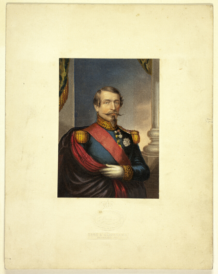 "Vive L'Empereur!" Napoleon III, also called Napoleon III, long moustache