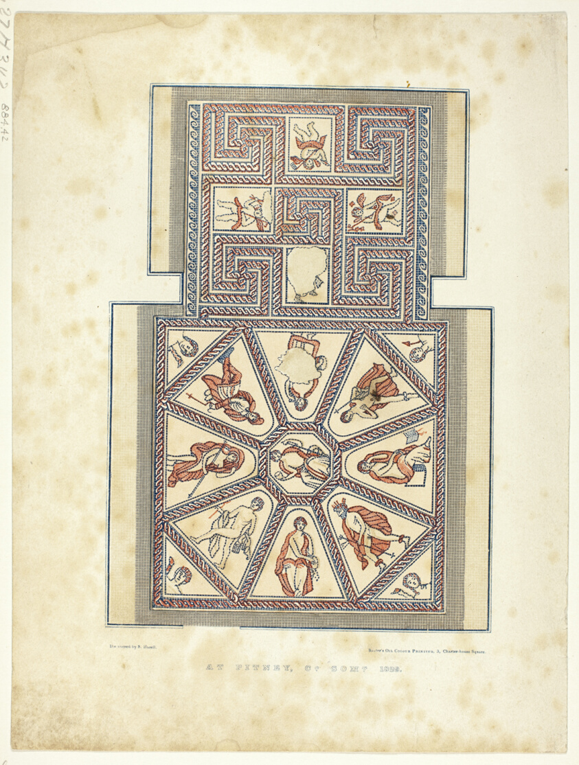 The Mosaic Pavement at Pitney, also called At Pitney, Co. Somt. 1829