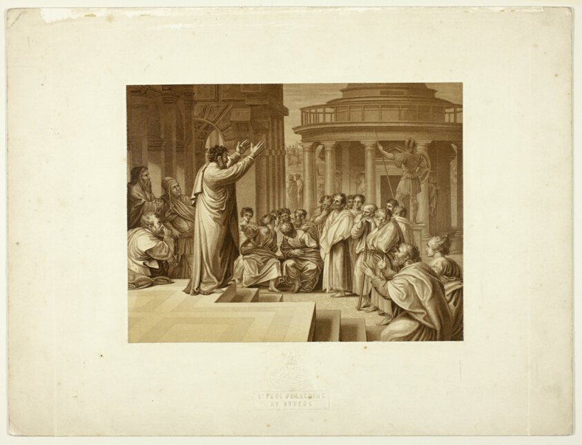 St. Paul Preaching at Athens, from The Raphael Cartoons