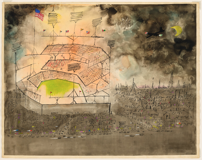 Stadium at Night (Ebbets Field)