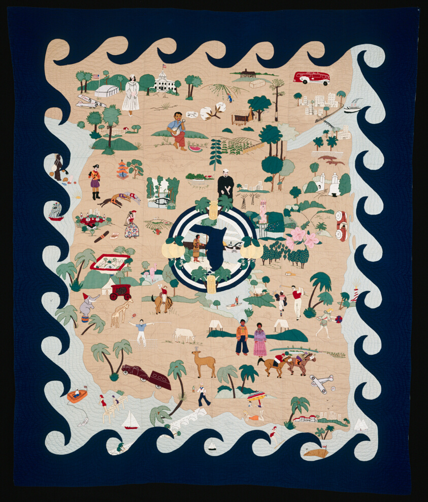"Florida Pictorial" Quilt