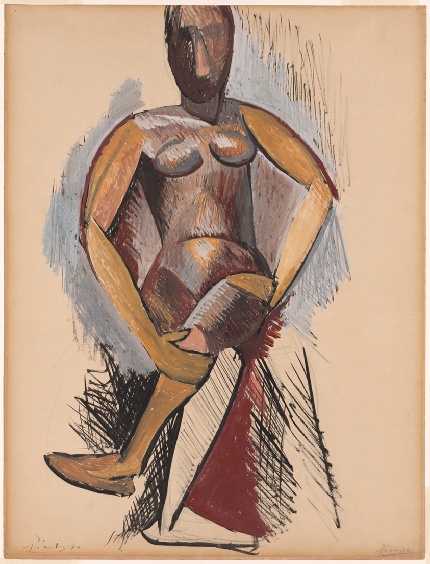 Seated Female Nude