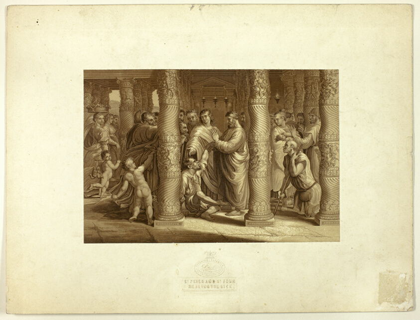St. Peter and St. John Healing the Sick, from The Raphael Cartoons