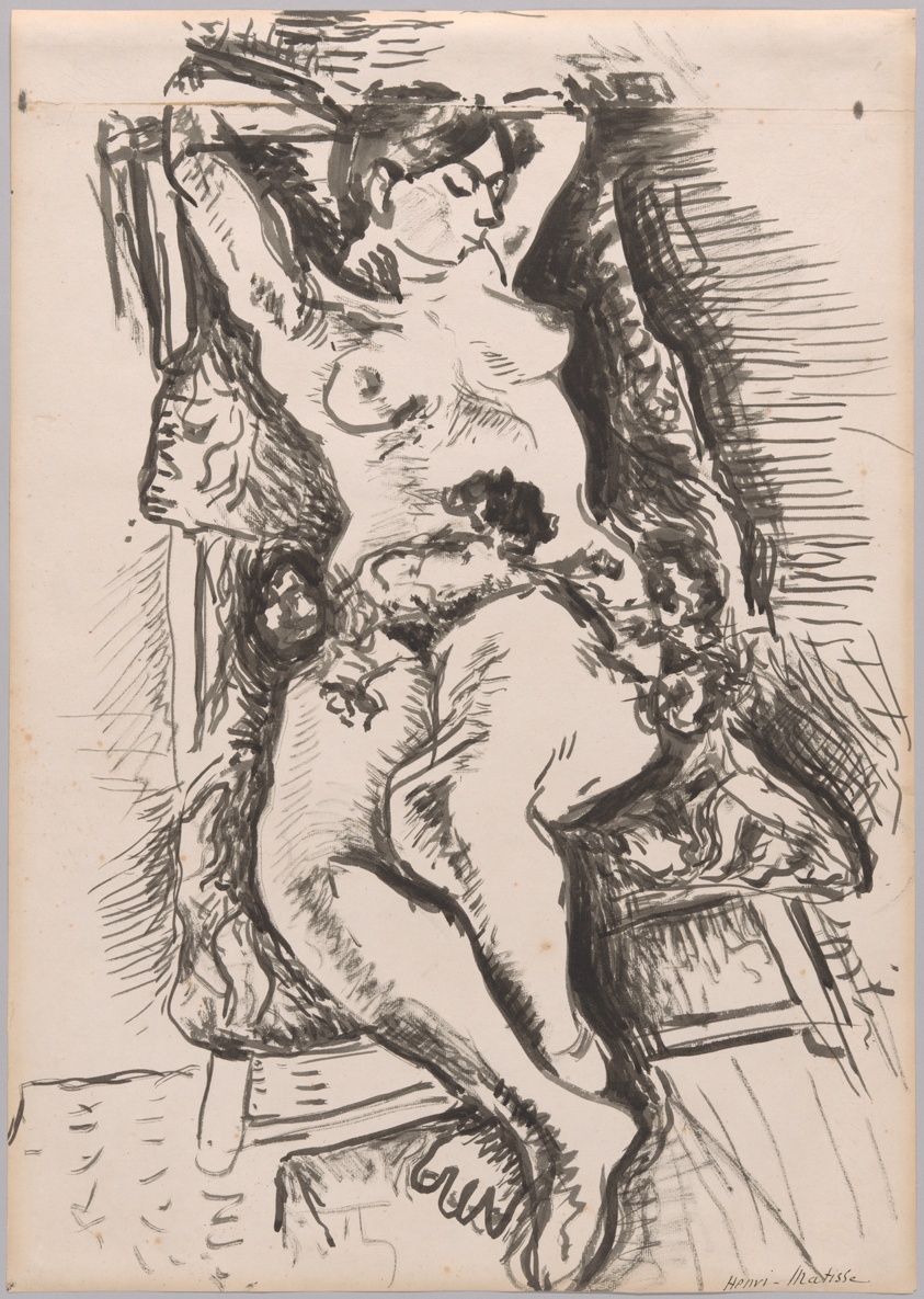 Nude in a Folding Chair