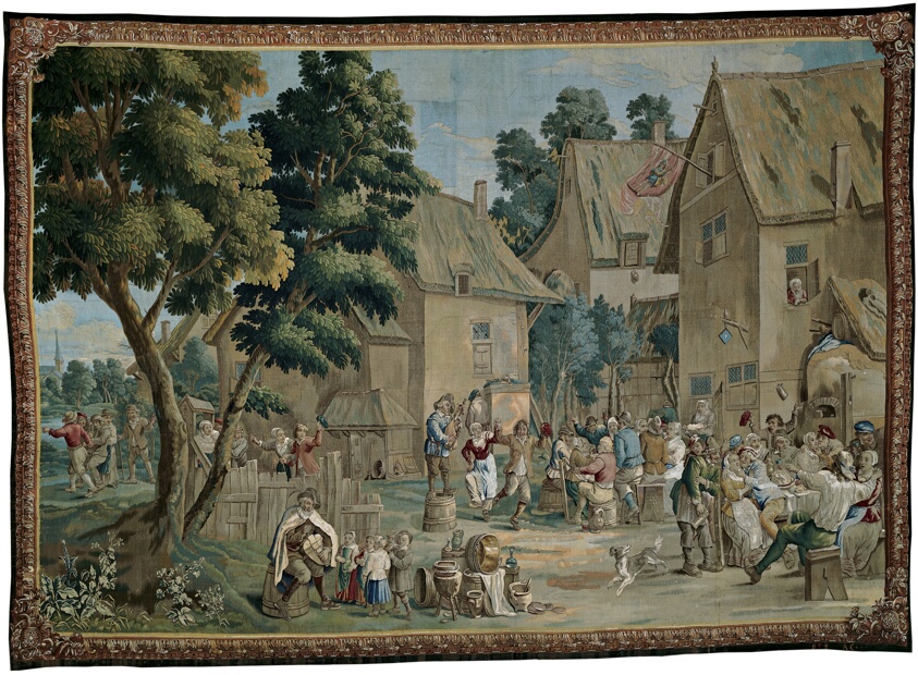 Village Fete (Saint George's Fair) from a Teniers series