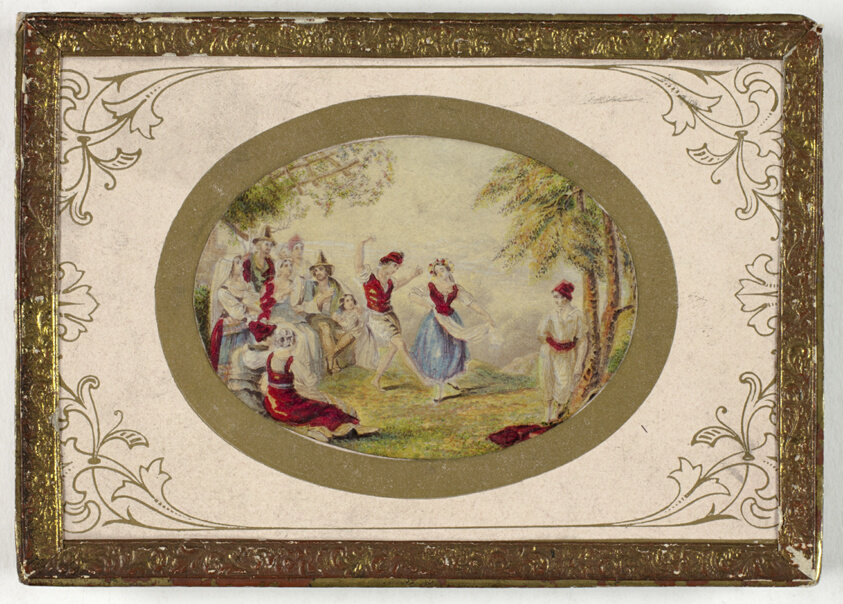 La Tarantella Needle Box, also called The Small Tarantella