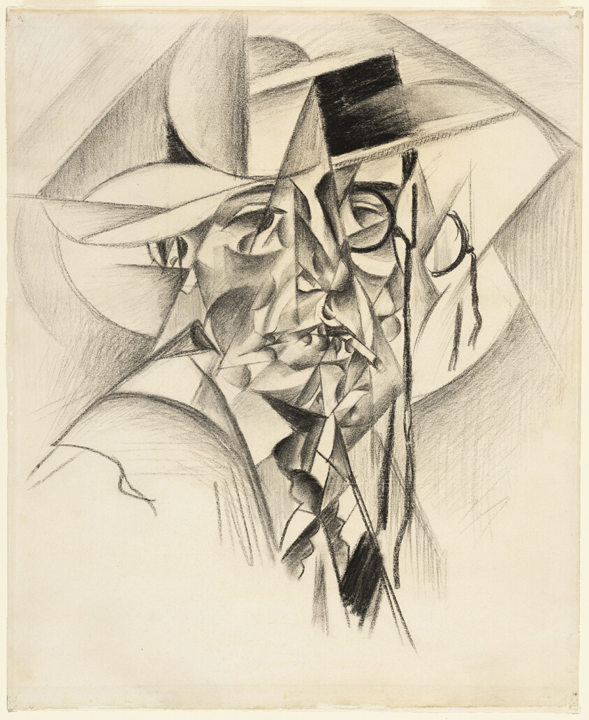 Self-Portrait with Straw Boater