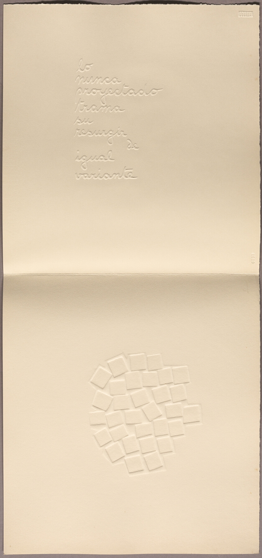 Plate six, from The Never Projected (Lo Nunca Proyectado)