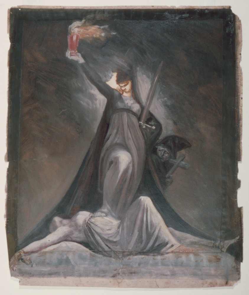 Study for Inquisition, Illustration to Columbiad