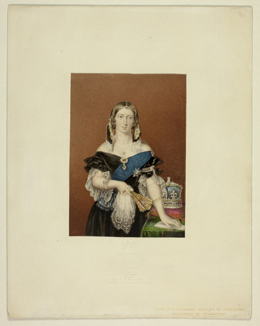 Victoria, Queen of Great Britain, also called Queen and Headdress