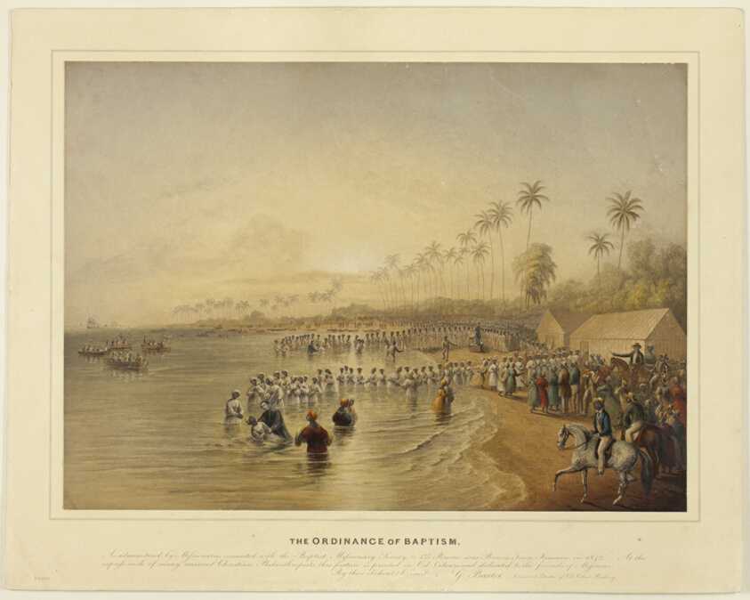The Ordinance of Baptism, from Missions in Jamaica