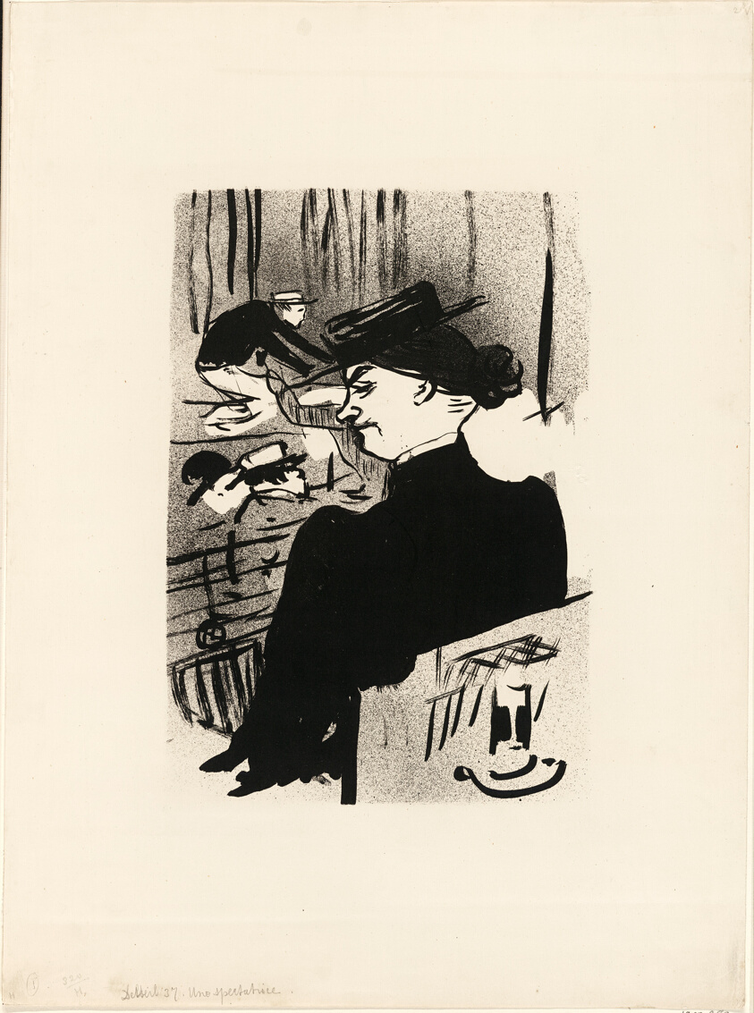A Spectator, from Le Café-Concert