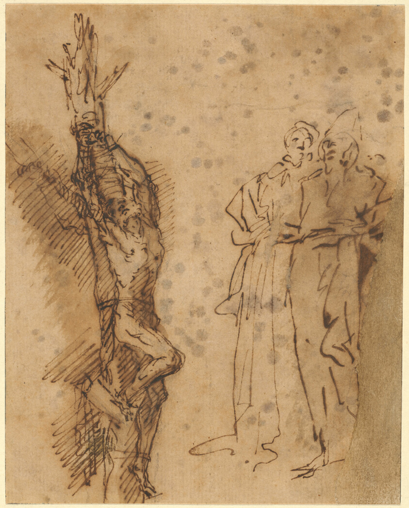 Study for Polycrates’ Crucifixion