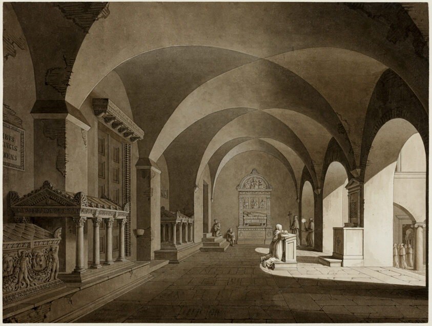 A View in San Lorenzo Fuori le Mura, Rome