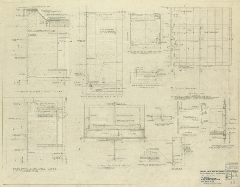 860–880 North Lake Shore Drive, Exterior Details