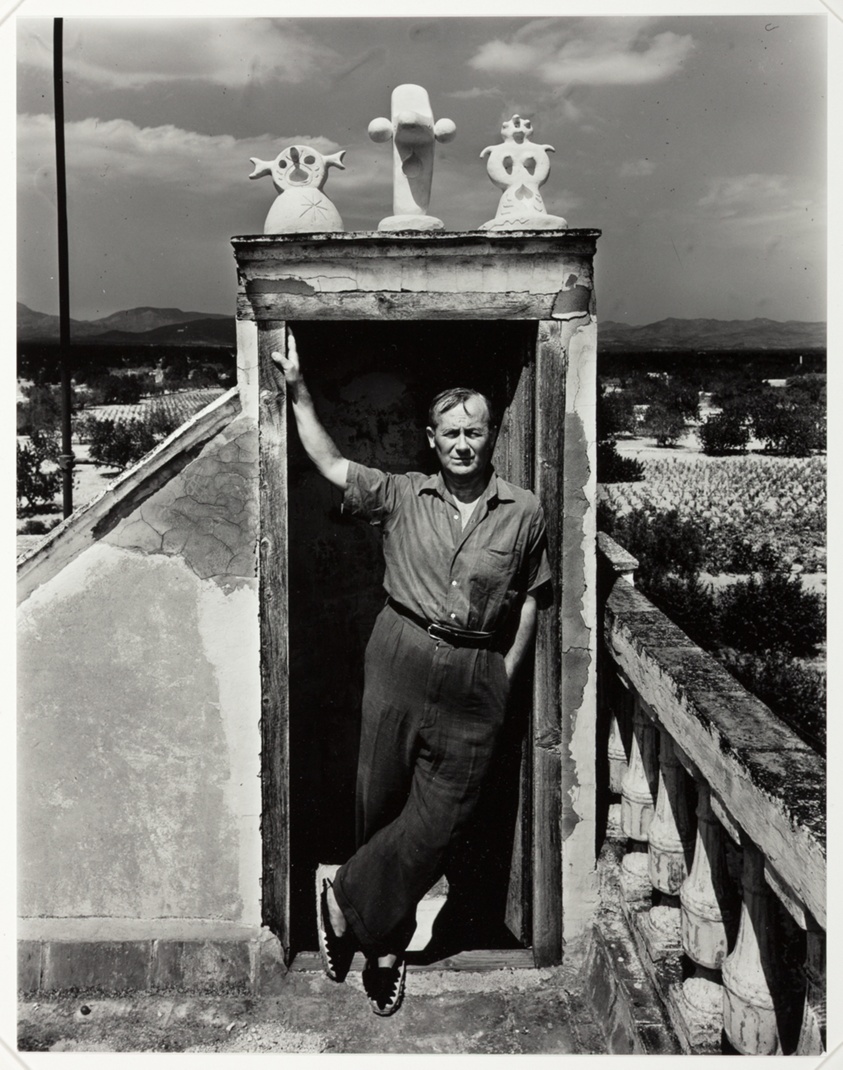 Joan Miró on His House Roof, Montroig, Spain