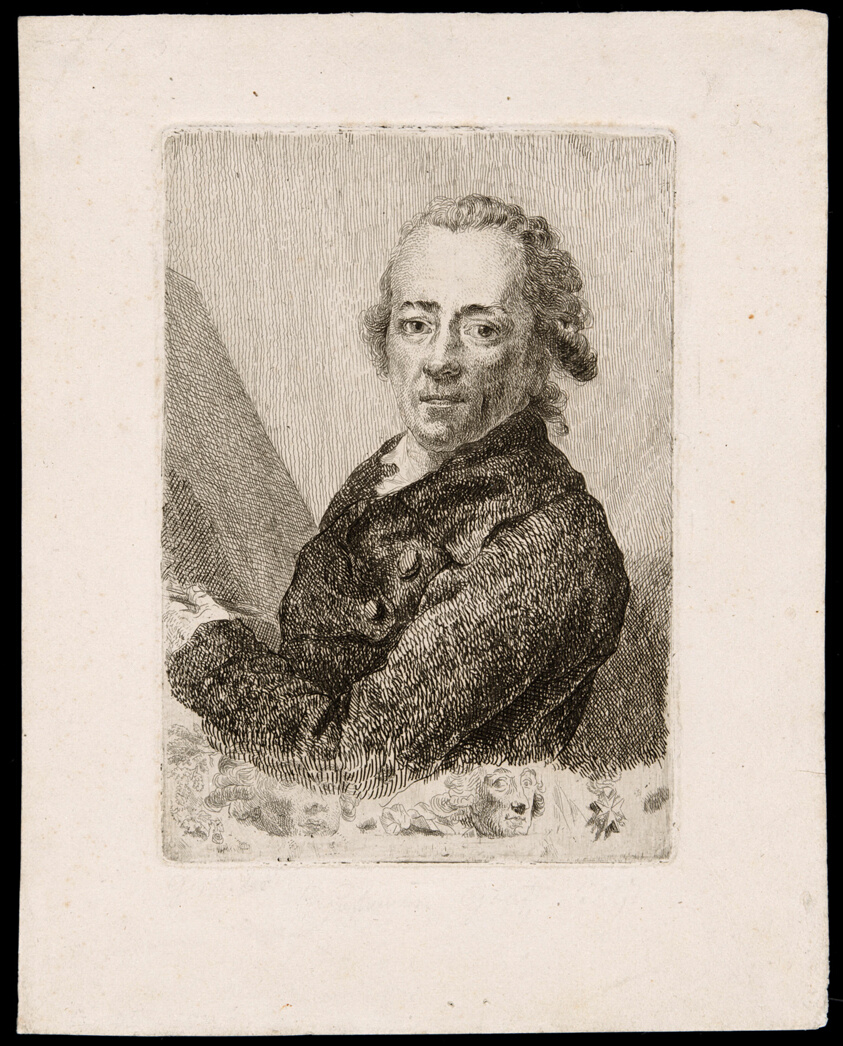Self-Portrait before an Easel