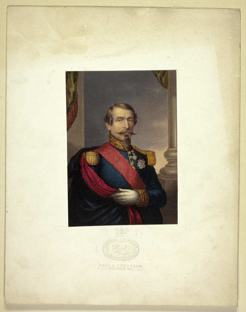 "Vive L'Empereur!" Napoleon III, also called Napoleon III, long moustache